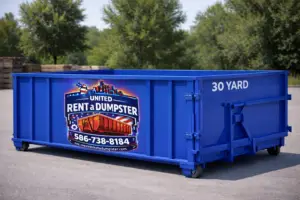 30 yard roll off dumpster rental Metro Detroit starting at $499